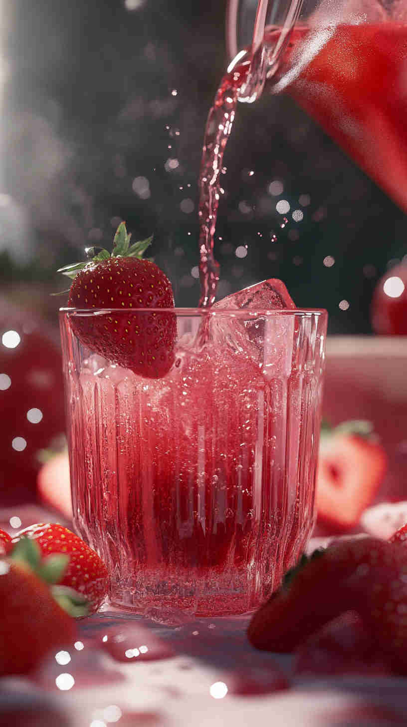 Simple Strawberry Acai Refresher Recipe