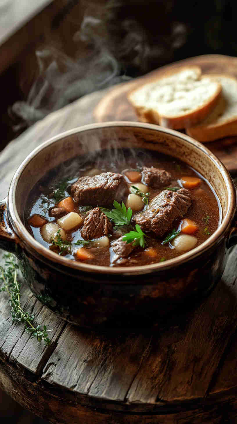 Slow Cooker Beef Stew Soup