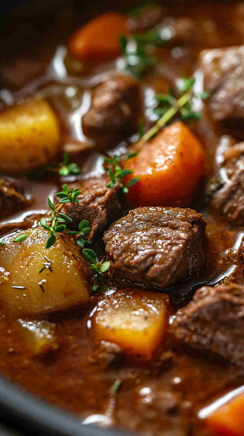 Slow Cooker Beef Stew Soup