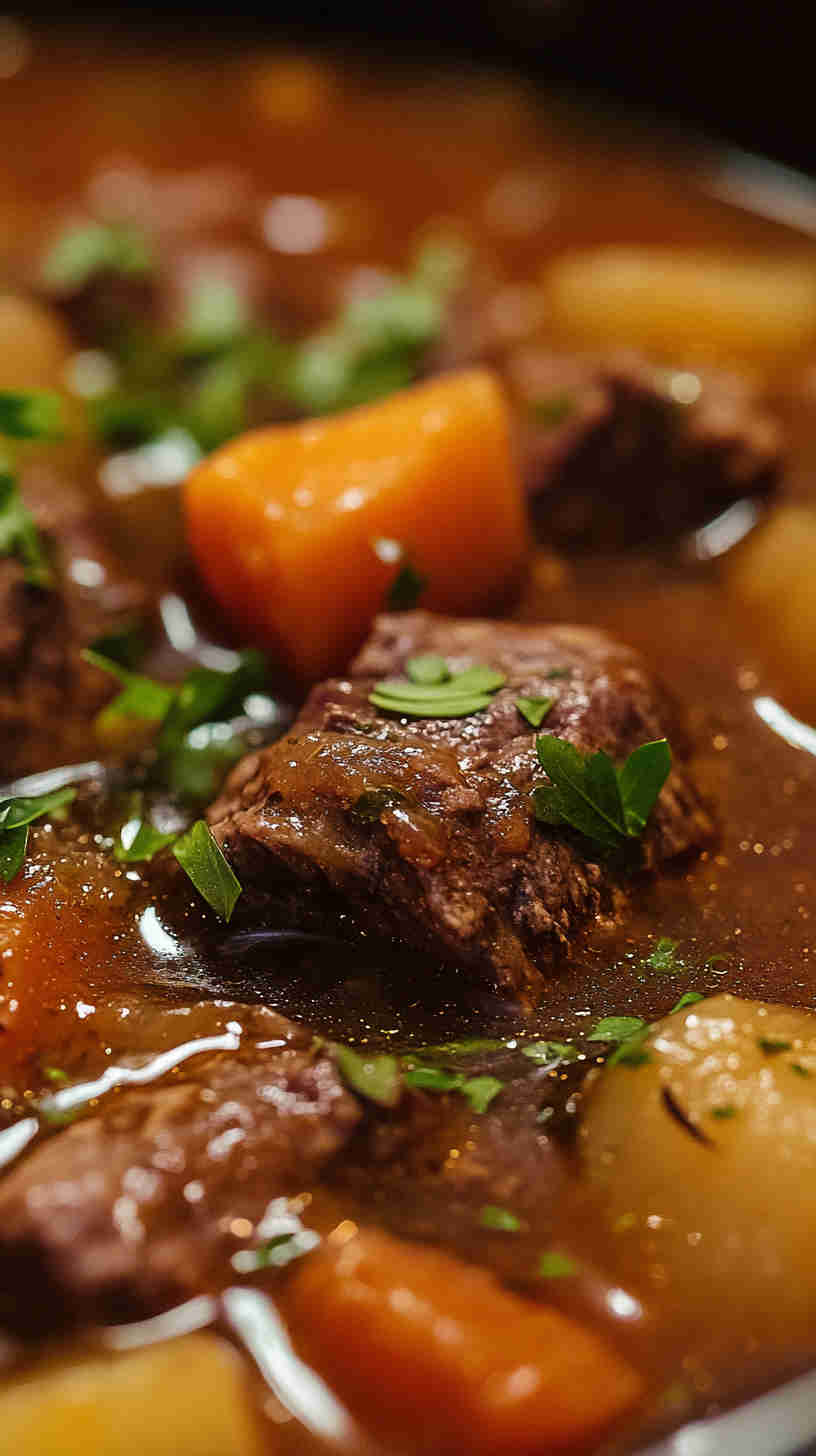 Slow Cooker Beef Stew Soup