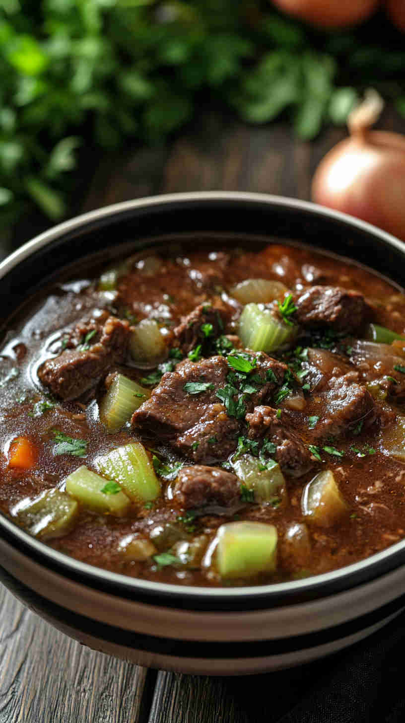 Slow Cooker Beef Stew Soup