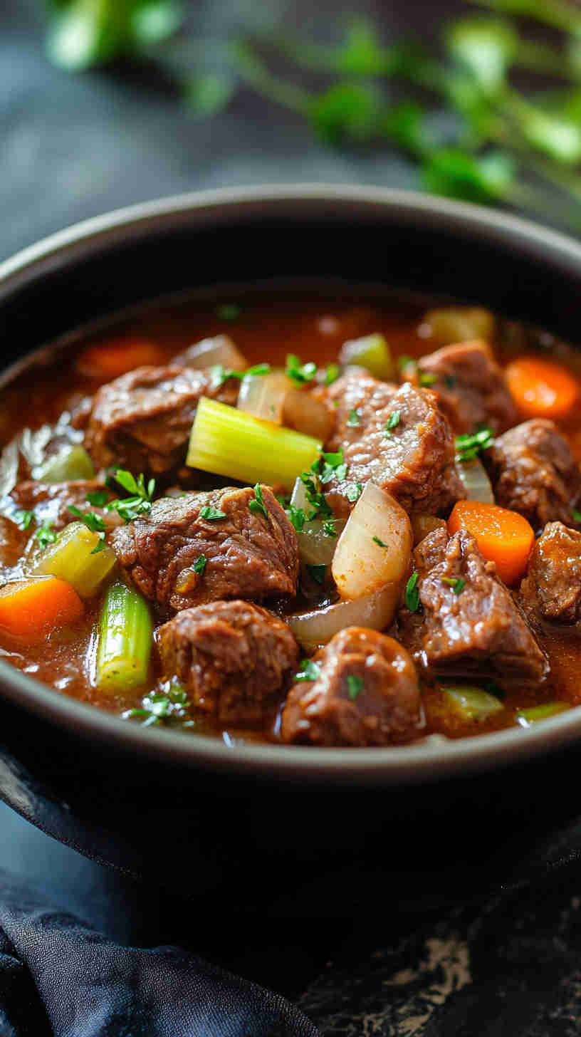 Slow Cooker Beef Stew Soup