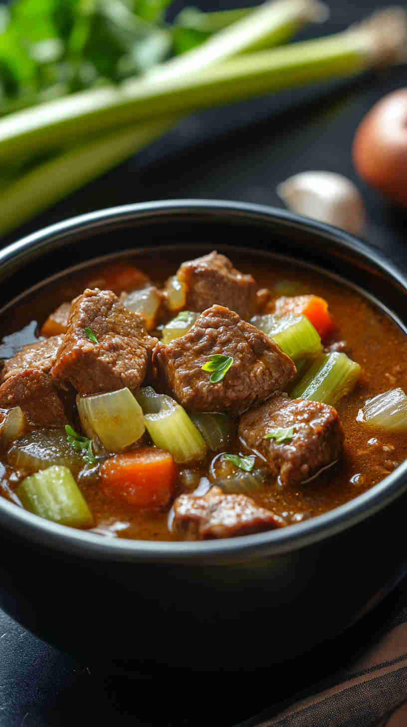 Slow Cooker Beef Stew Soup