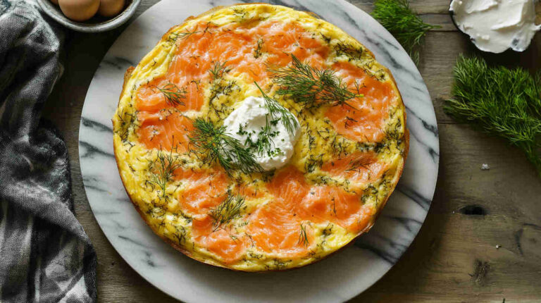 Smoked Salmon & Dill Frittata