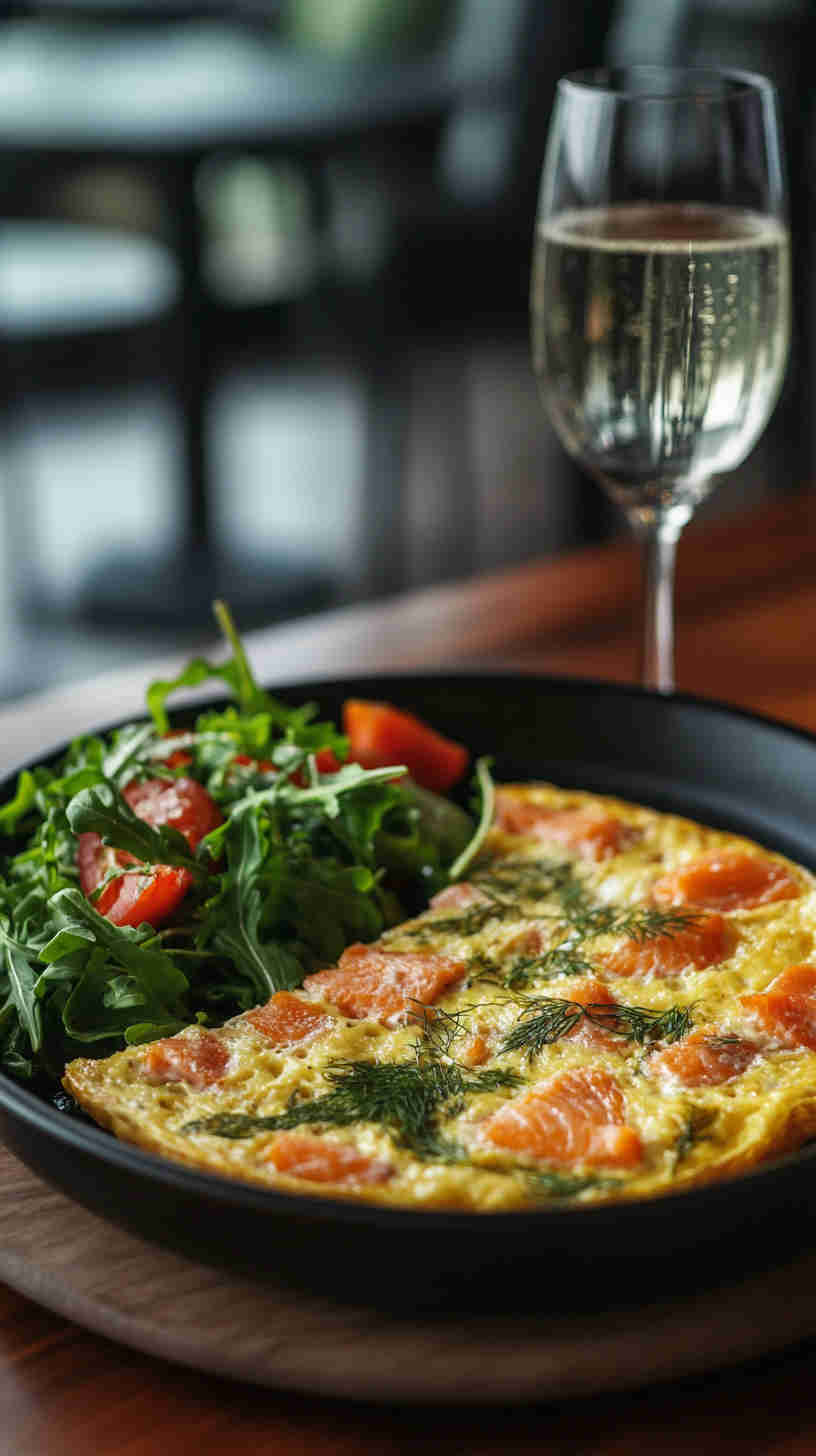 Smoked Salmon & Dill Frittata