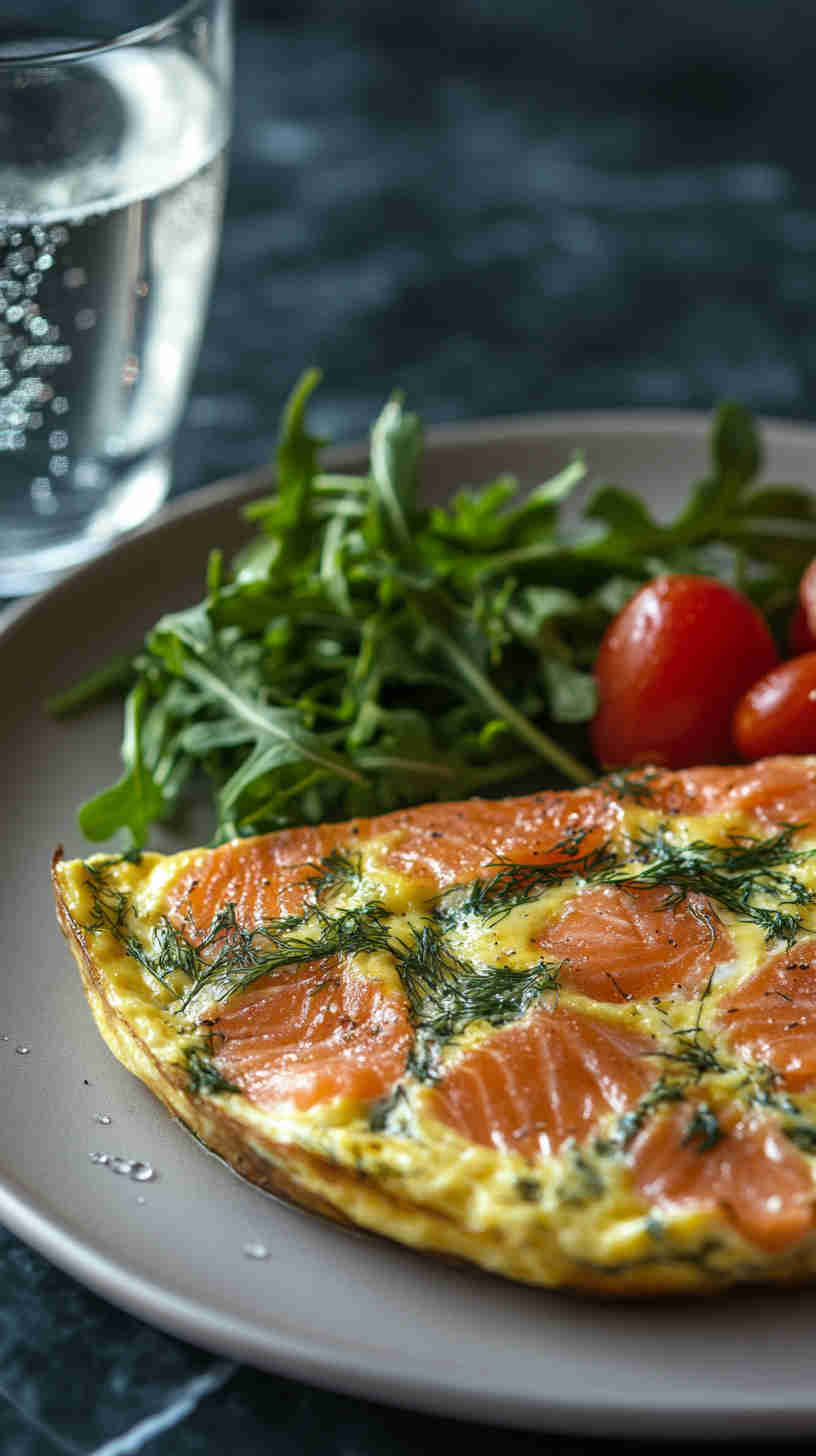 Smoked Salmon & Dill Frittata