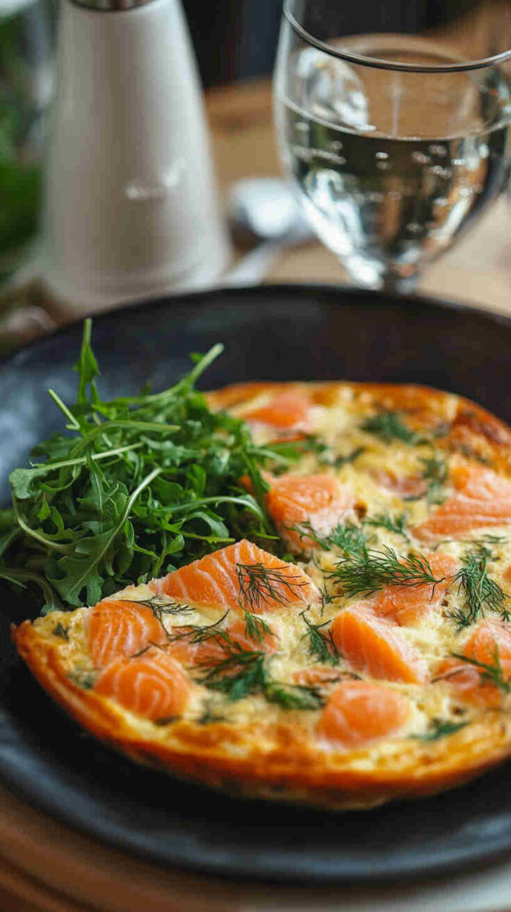 Smoked Salmon & Dill Frittata