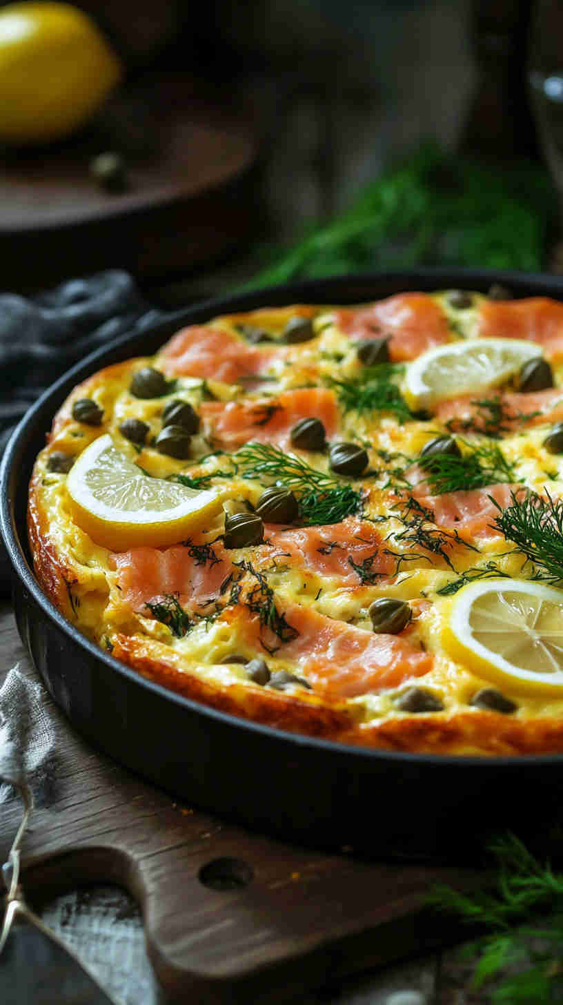 Smoked Salmon & Dill Frittata