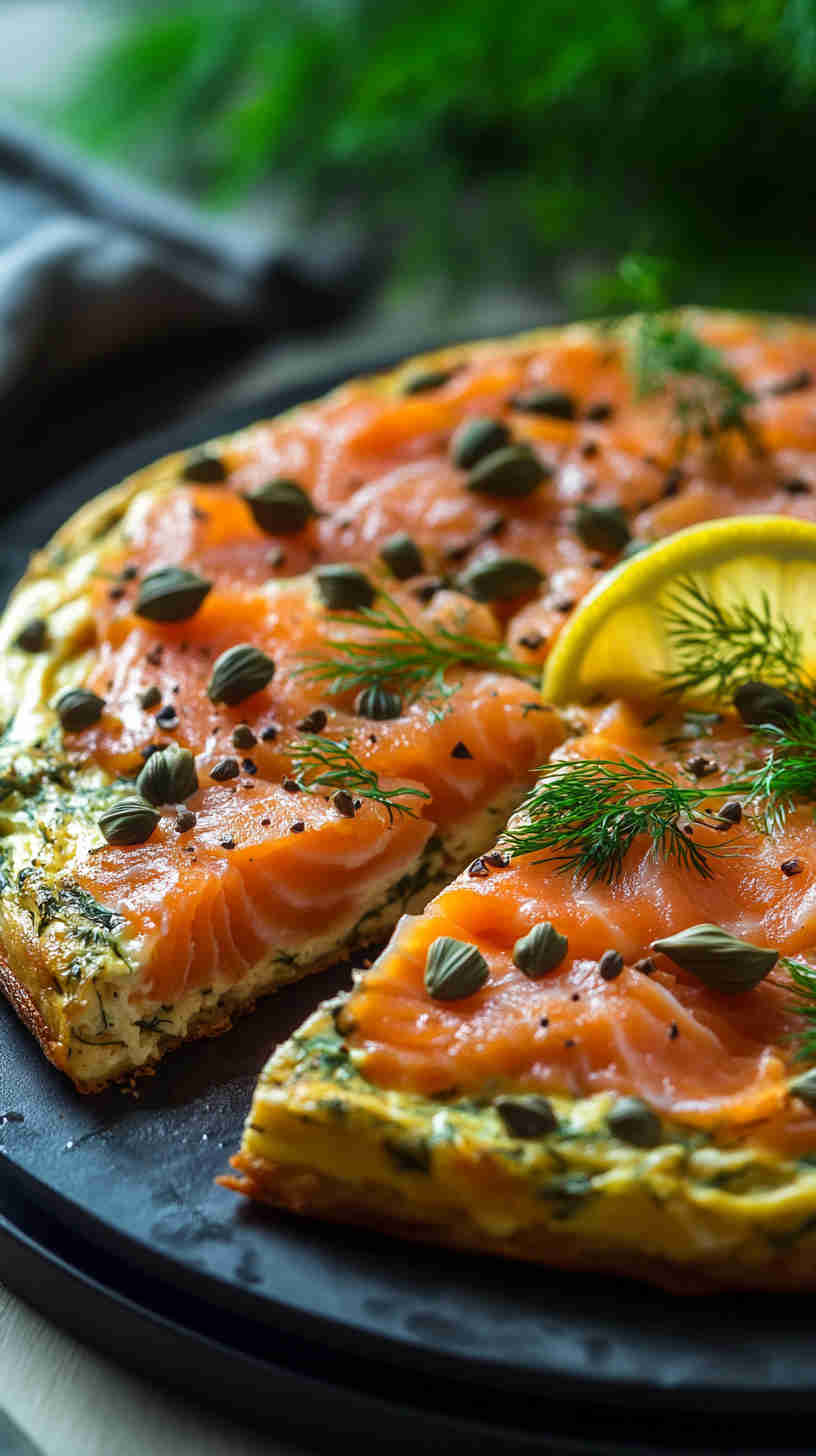 Smoked Salmon & Dill Frittata