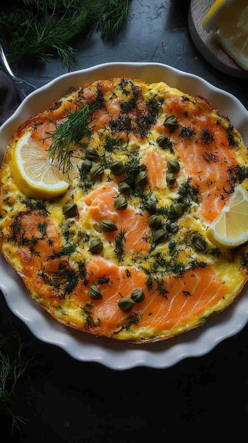 Smoked Salmon & Dill Frittata