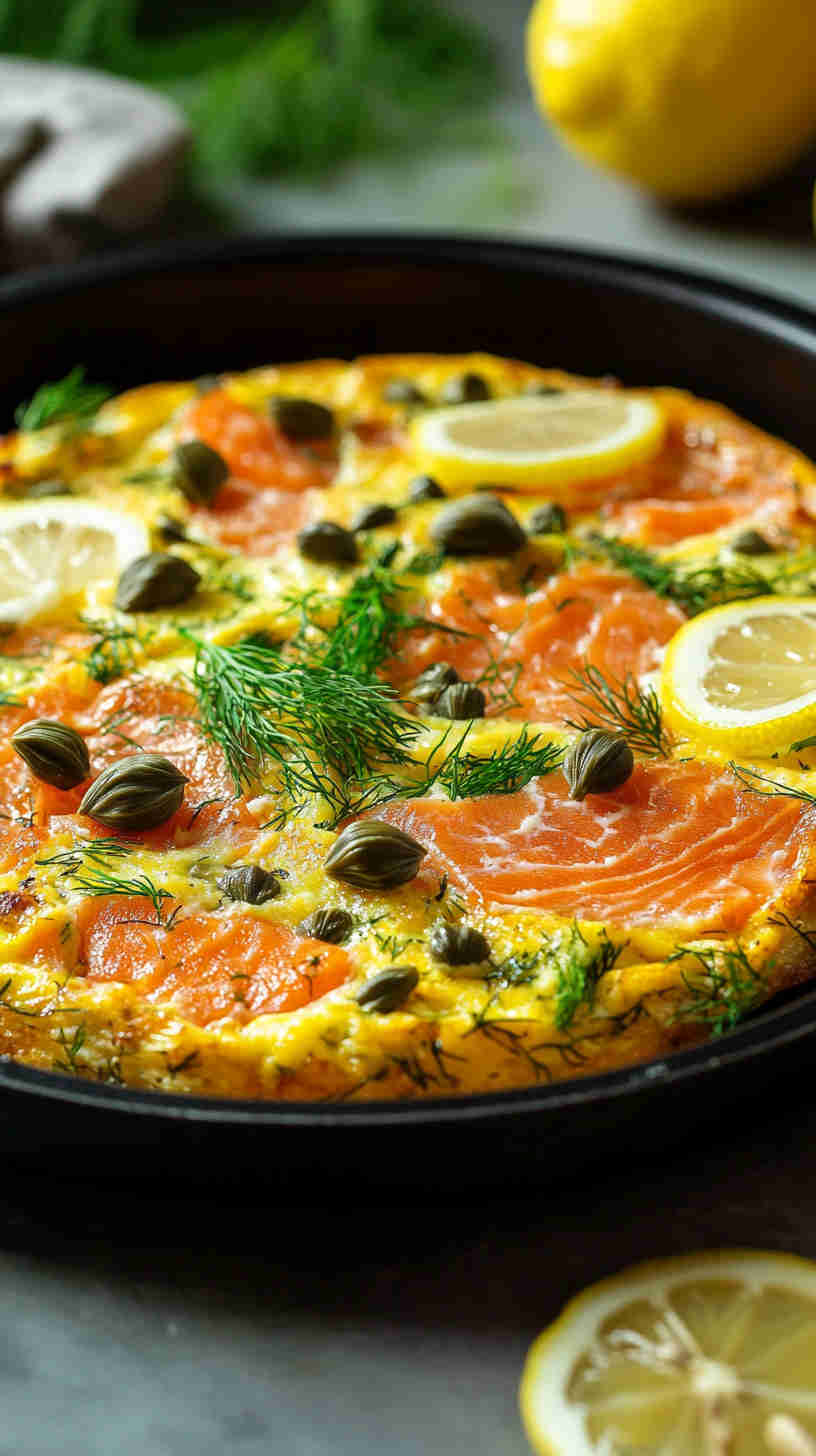 Smoked Salmon & Dill Frittata