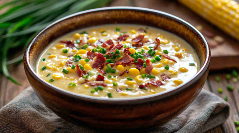 Smoky Bacon and Corn Chowder