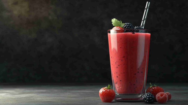 Smoothie with Protein & Berries