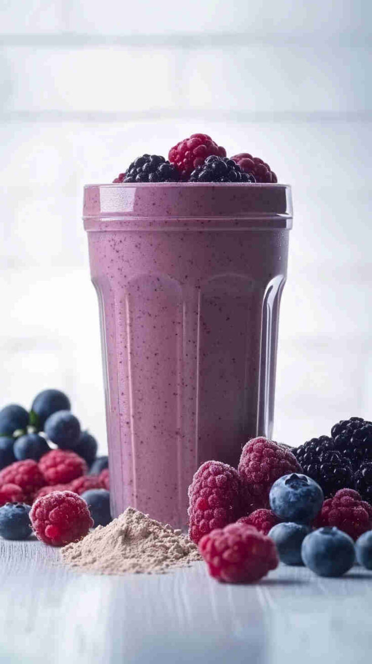 Smoothie with Protein & Berries