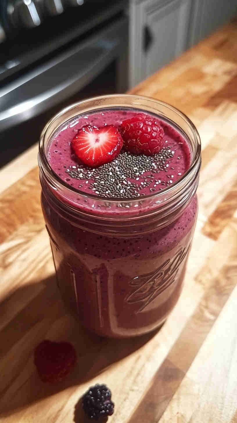 Smoothie with Protein & Berries