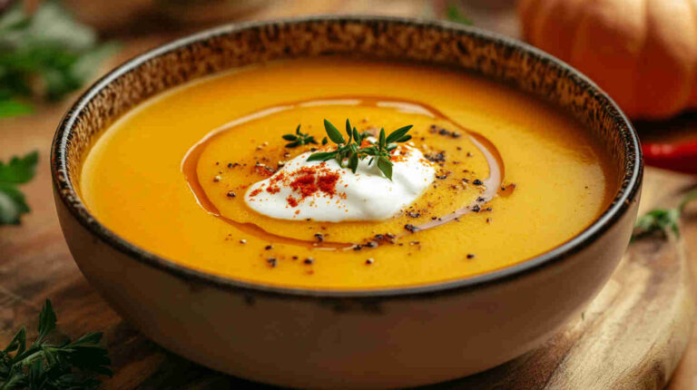 Spicy Butternut Squash Soup