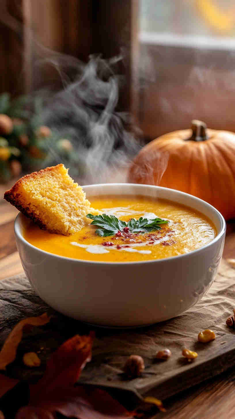 Spicy Butternut Squash Soup