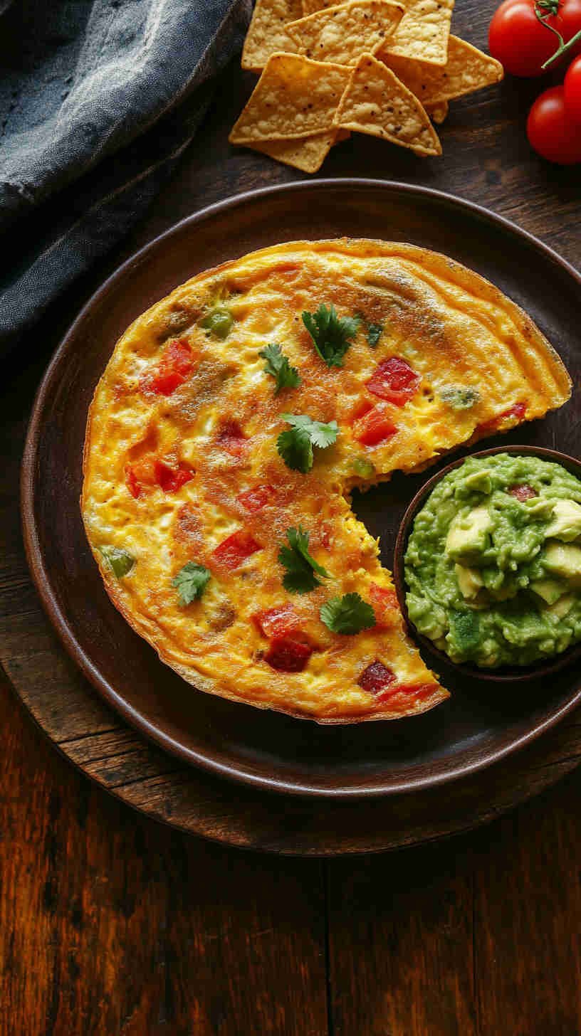 Spicy Mexican Frittata with Salsa