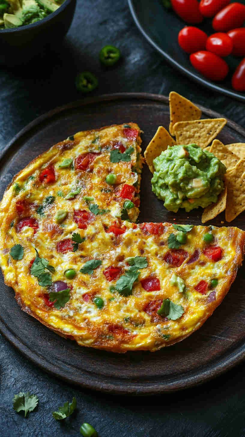 Spicy Mexican Frittata with Salsa
