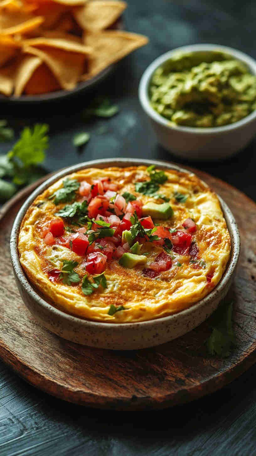 Spicy Mexican Frittata with Salsa