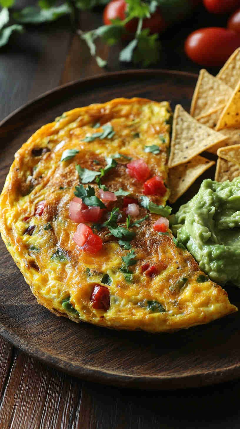 Spicy Mexican Frittata with Salsa