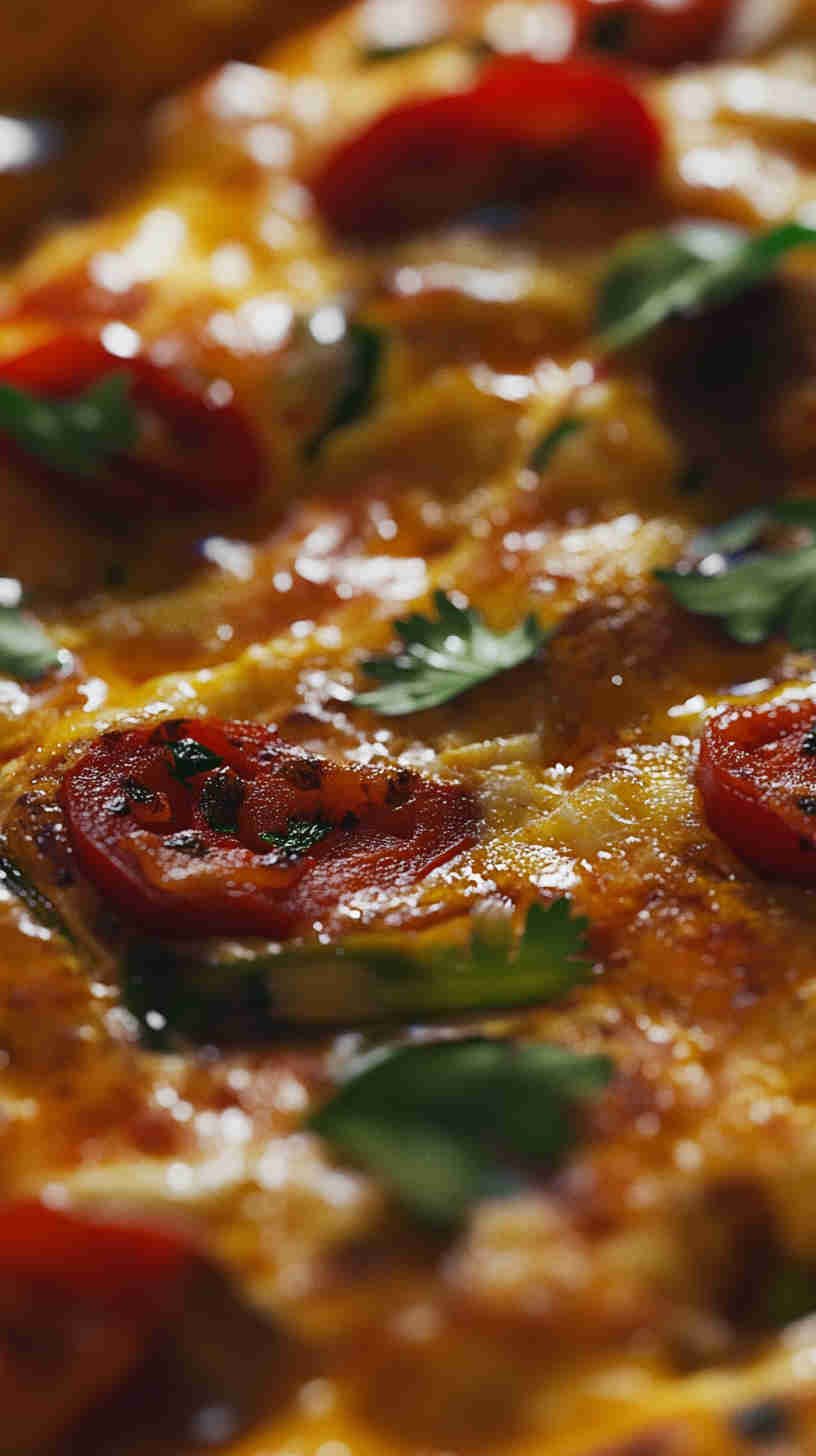 Spicy Mexican Frittata with Salsa