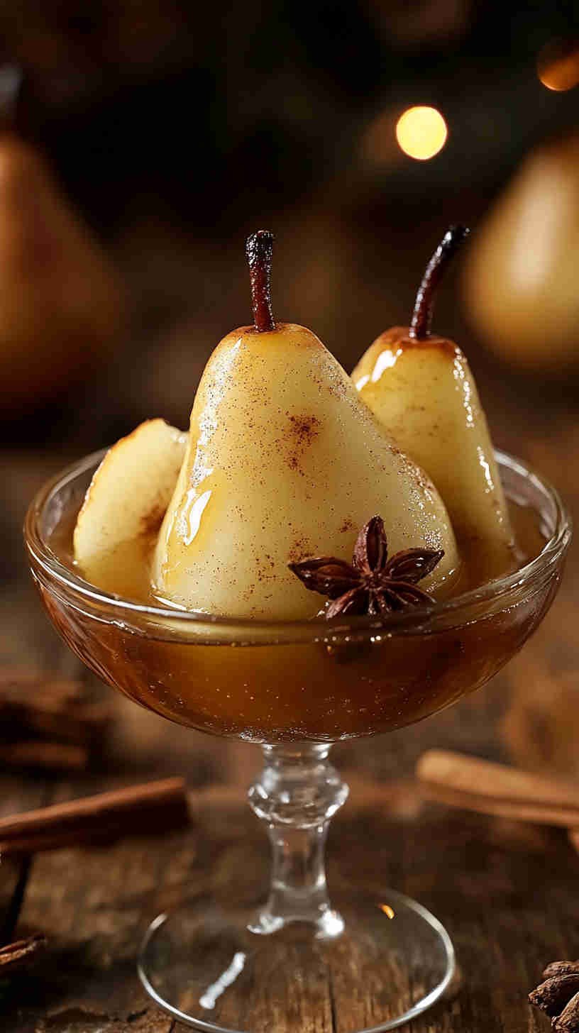 Steamed Pear with Cinnamon