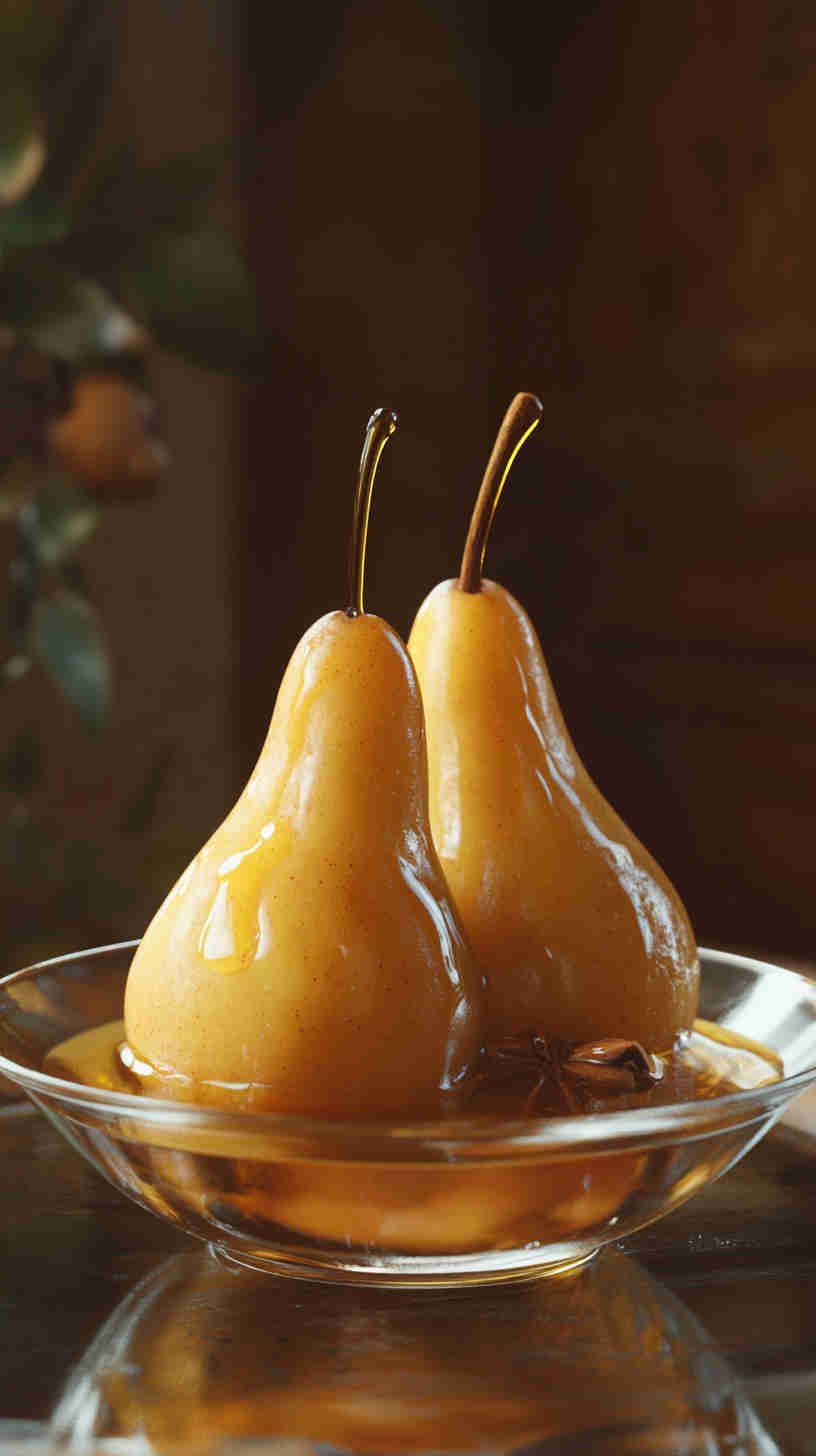 Steamed Pear with Cinnamon