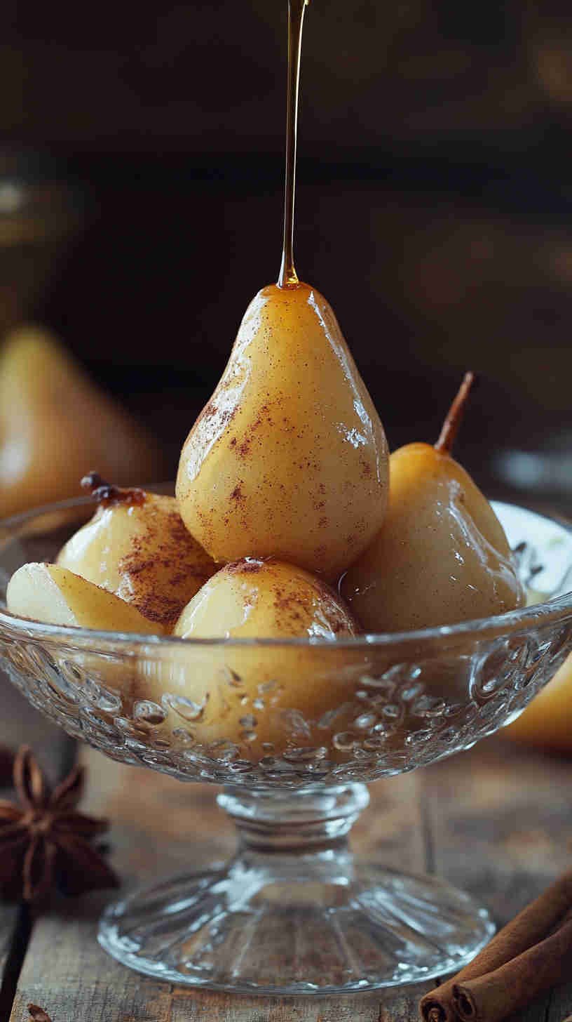 Steamed Pear with Cinnamon