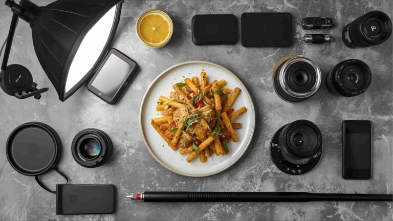 Equipment for iPhone Food Photography