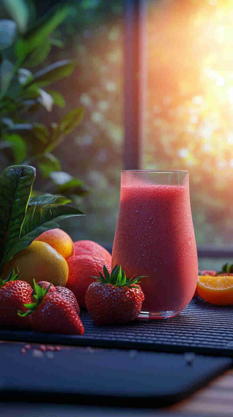Strawberry Acai Detox Refresher