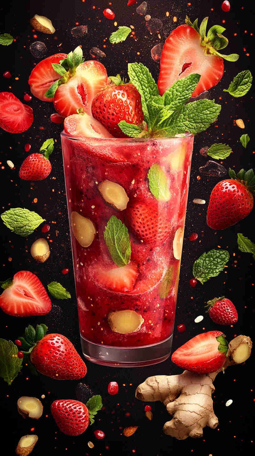 Strawberry Acai Detox Refresher