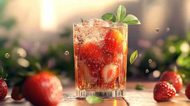 Strawberry Acai Iced Tea Fusion