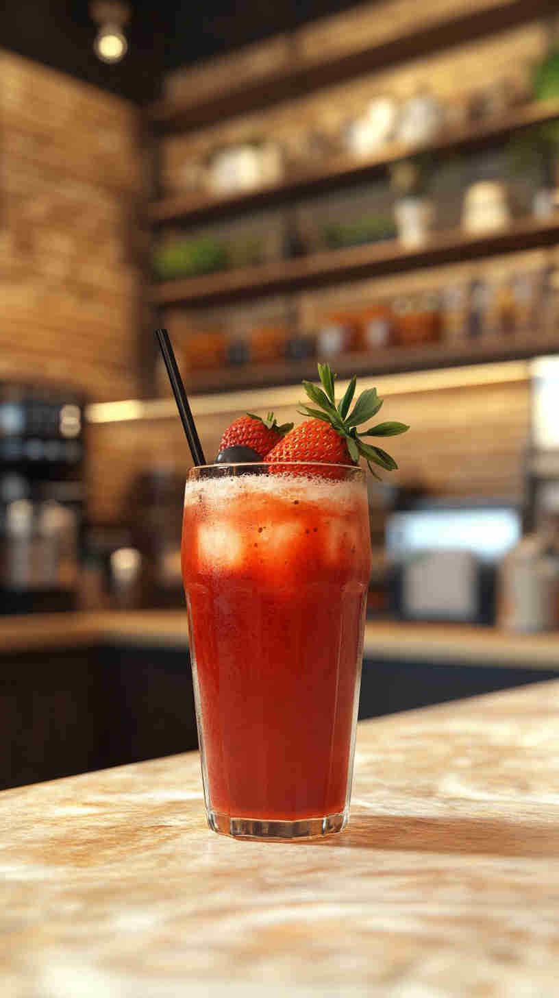 Strawberry Acai Iced Tea Fusion