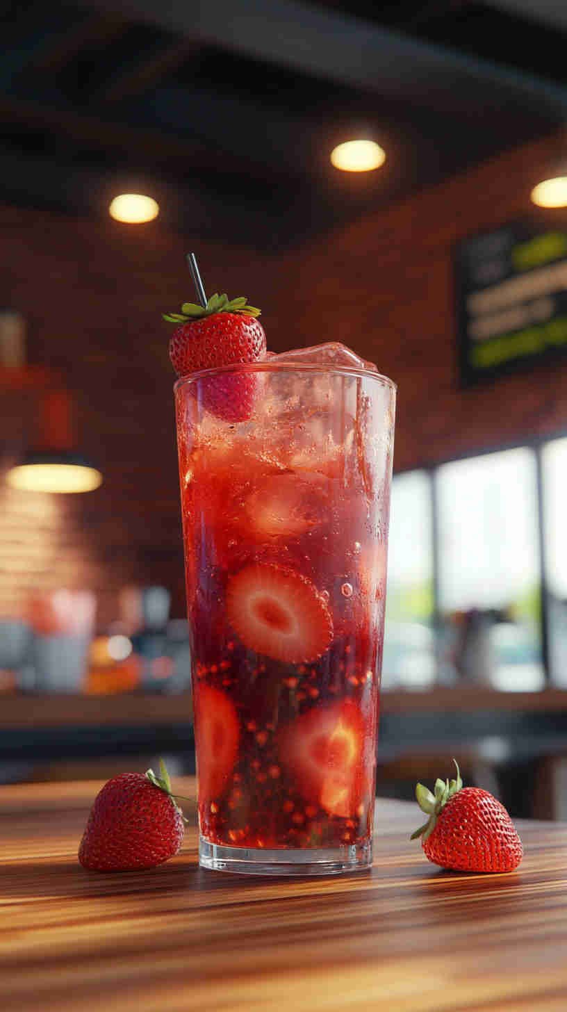 Strawberry Acai Iced Tea Fusion