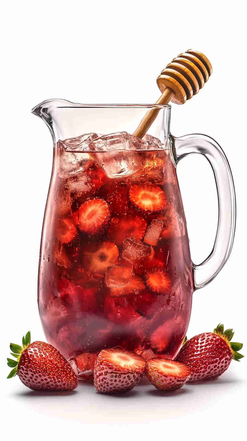 Strawberry Acai Iced Tea Fusion