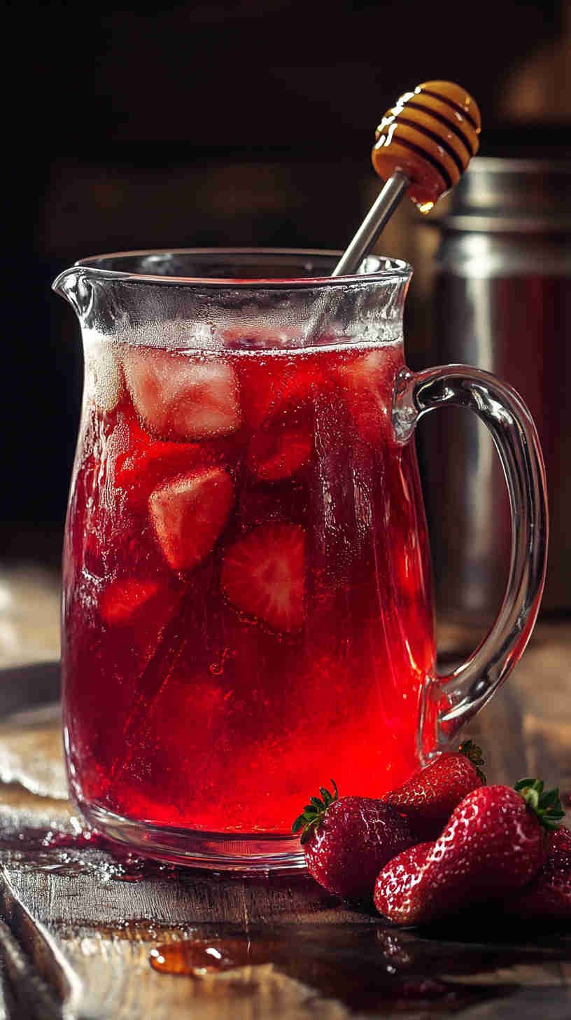 Strawberry Acai Iced Tea Fusion