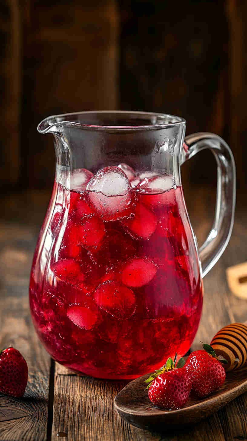 Strawberry Acai Iced Tea Fusion