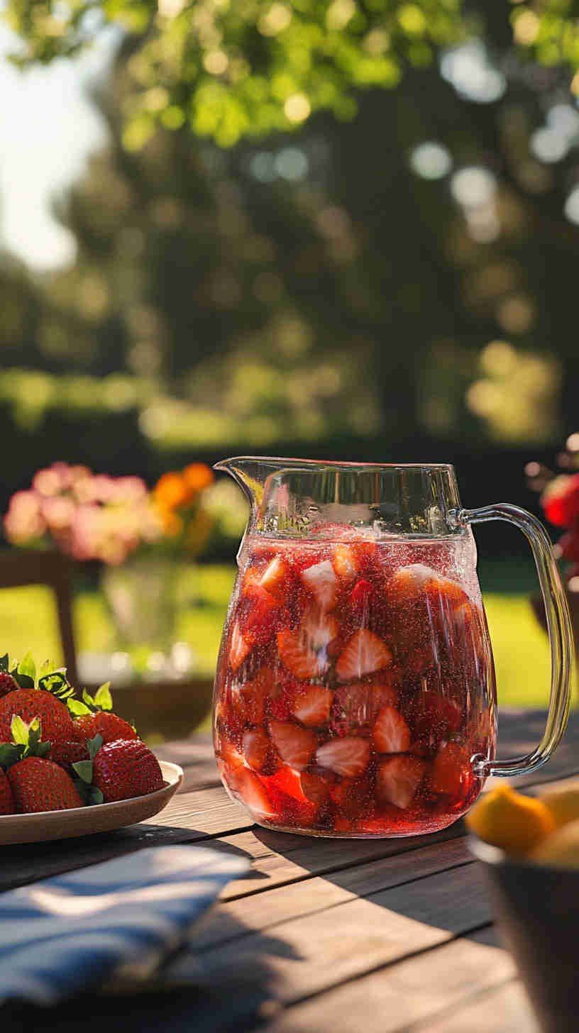 Strawberry Acai Refresher A Sweet Summer Treat