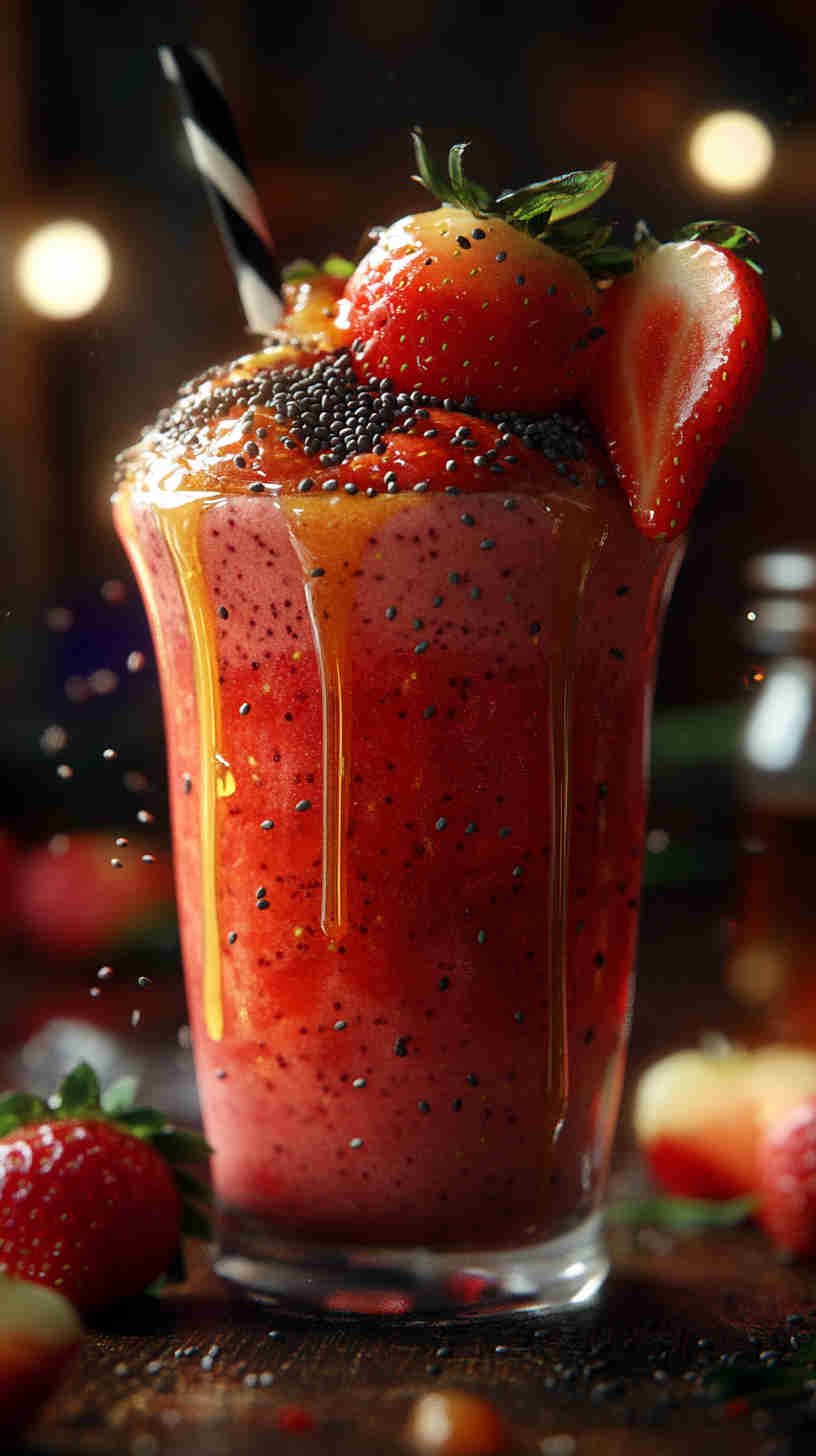Strawberry Acai Refresher Smoothie