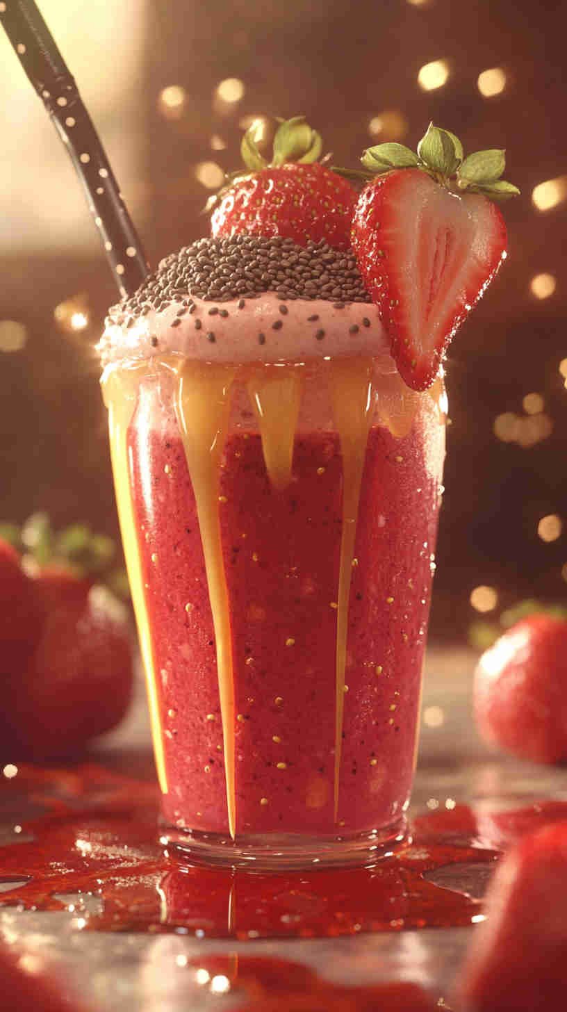 Strawberry Acai Refresher Smoothie
