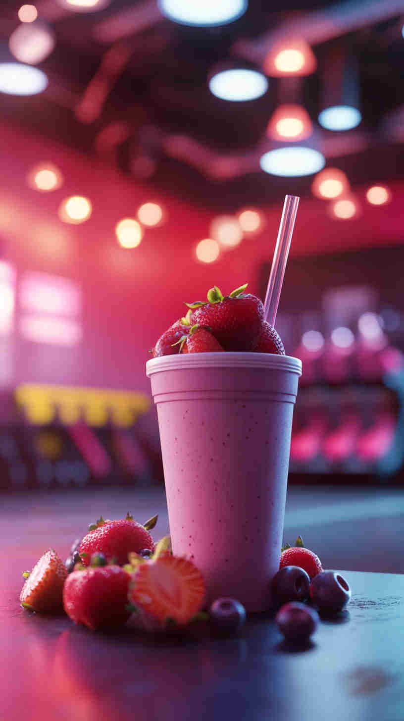 Strawberry Acai Refresher Smoothie