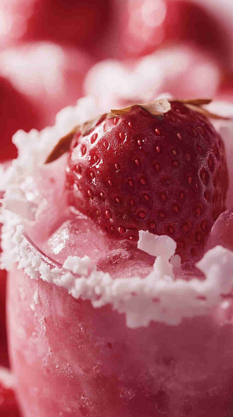 Strawberry Acai Refresher with Coconut Twist