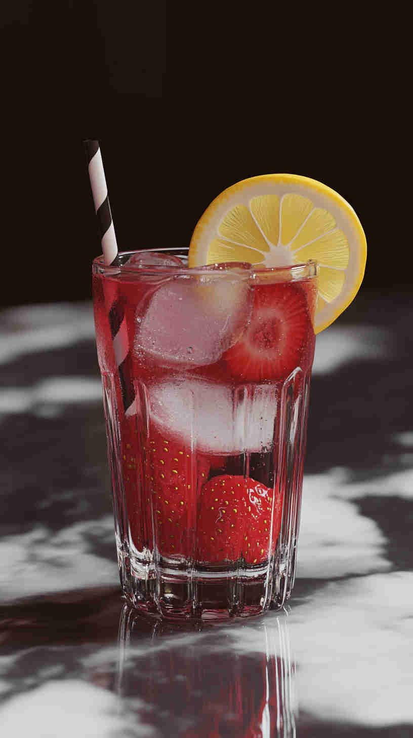 Strawberry Acai Refresher with Lemonade Base