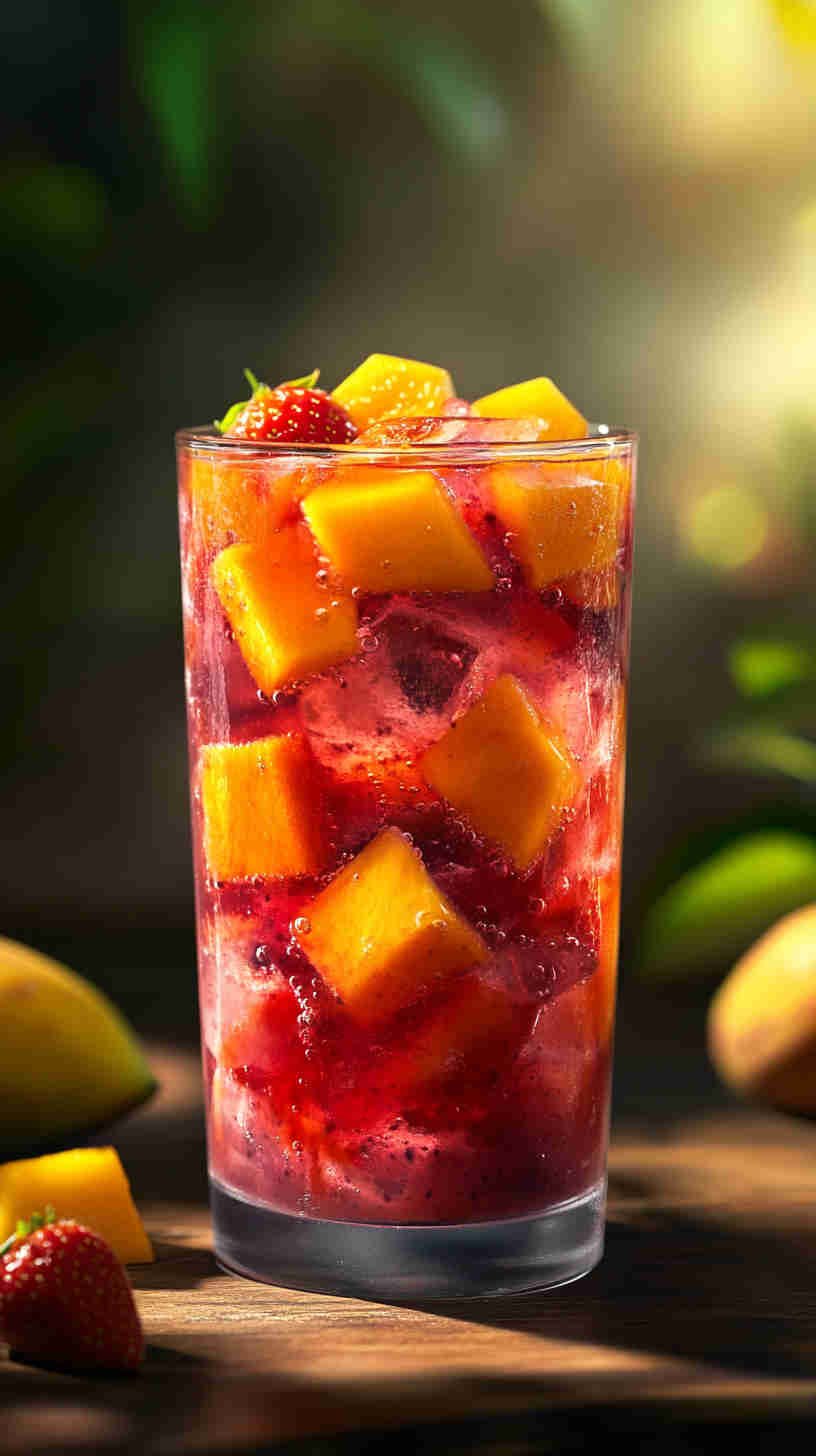 Strawberry Acai Refresher with Mango Magic