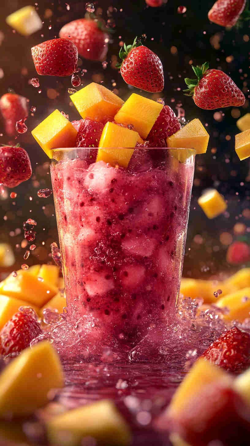 Strawberry Acai Refresher with Mango Magic