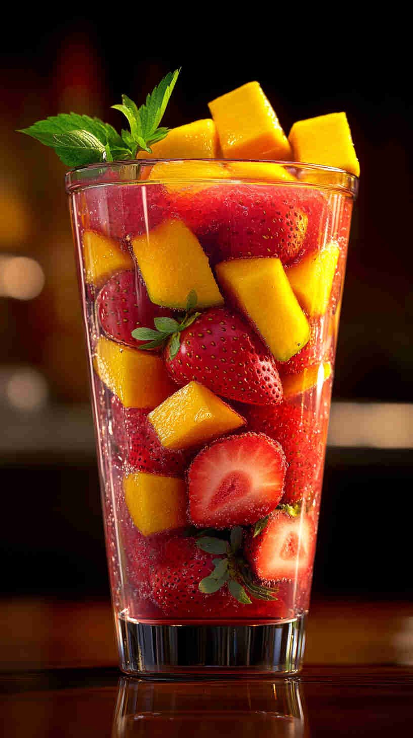 Strawberry Acai Refresher with Mango Magic