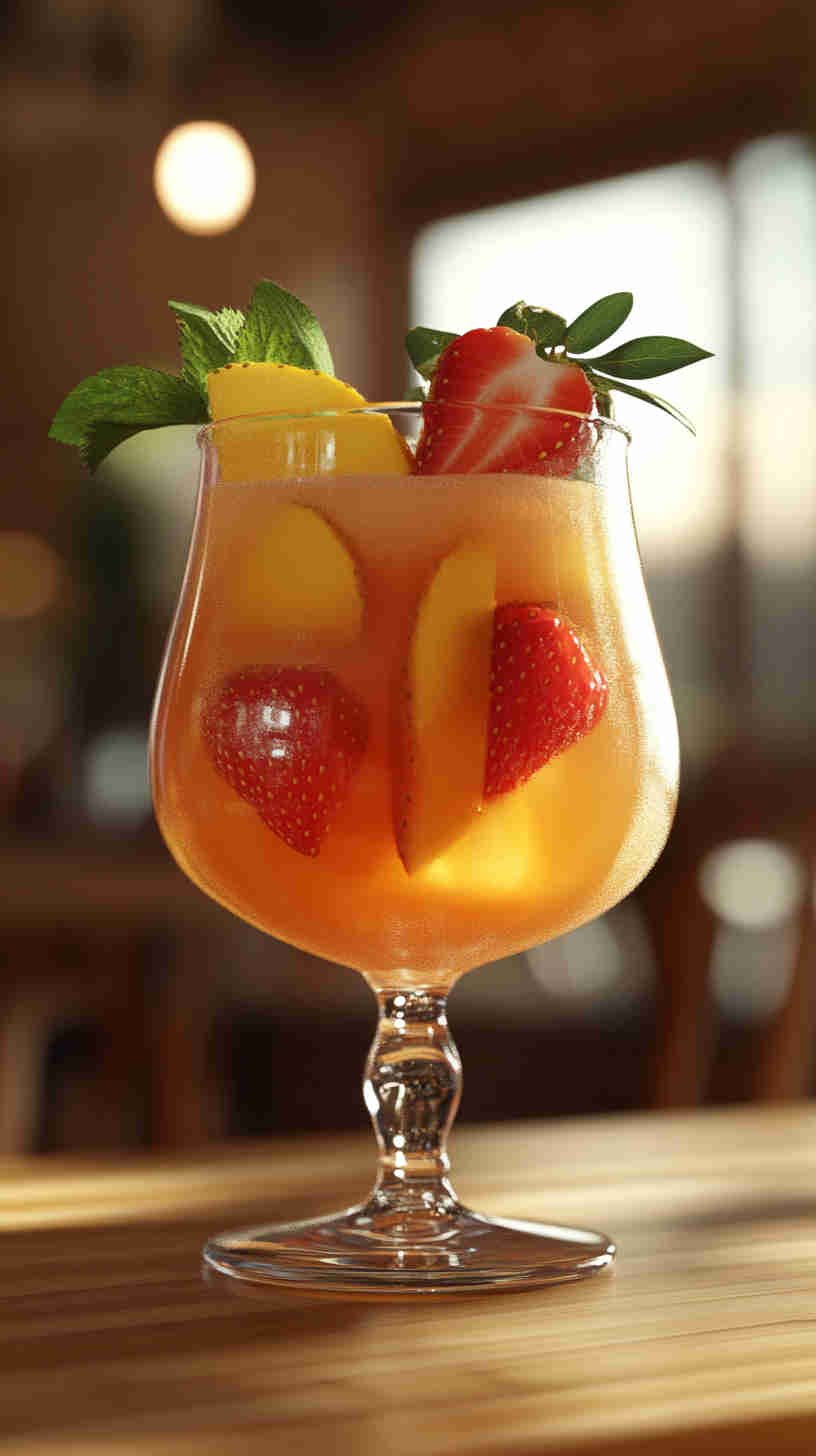 Strawberry Acai Refresher with Mango Magic