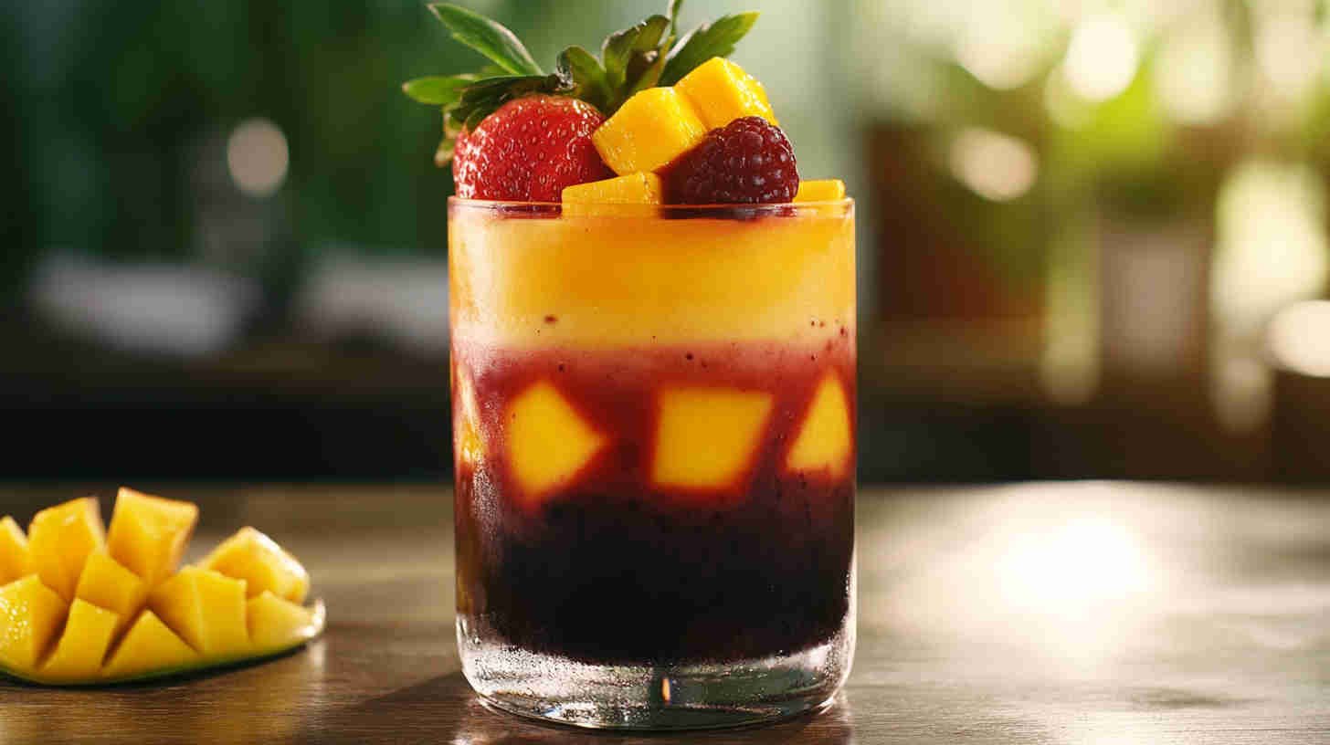 Strawberry Acai Refresher with Mango Magic