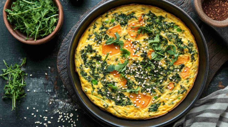 Sweet Potato & Kale Frittata